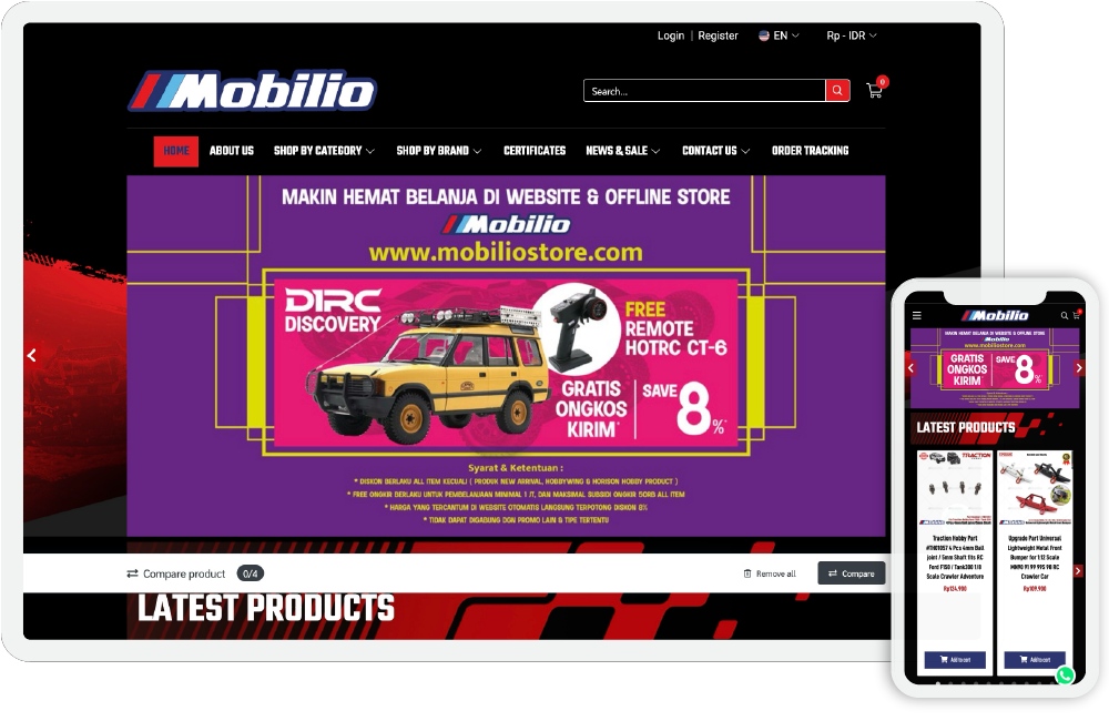 Mobilio Store RC Car | Truck | Motorcycle | Boat | Aeroplane